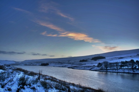 This was taken by the side of the M62 one Winter morning, when I decided to get up to catch the sunrise.